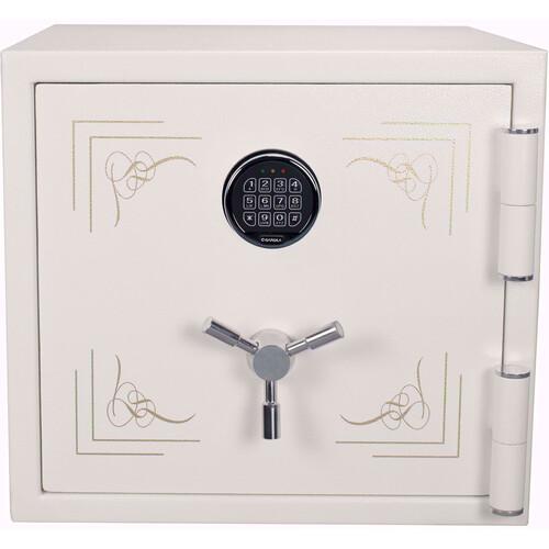 Barska AX13616 Keypad Fireproof Jewelry Safe (White)