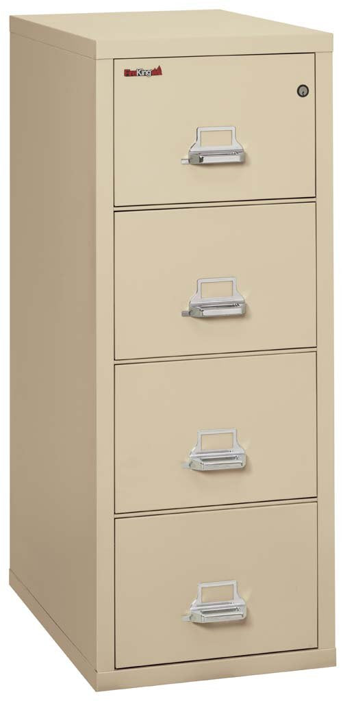 FireKing Vertical 1-Hour Fire Rated File Cabinet 4-Drawer