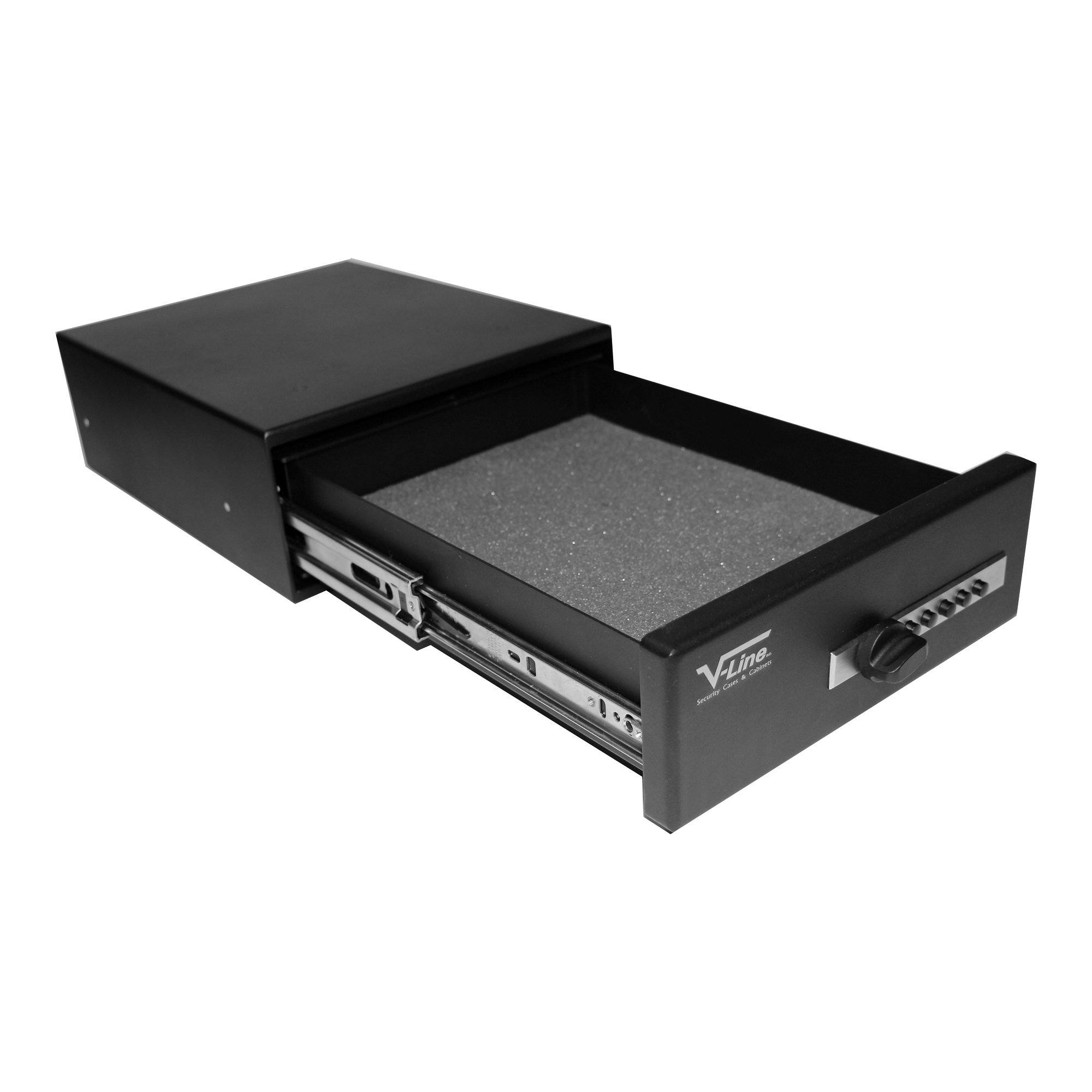 V-Line Slide Away Pistol Safe 10123-S FBLK