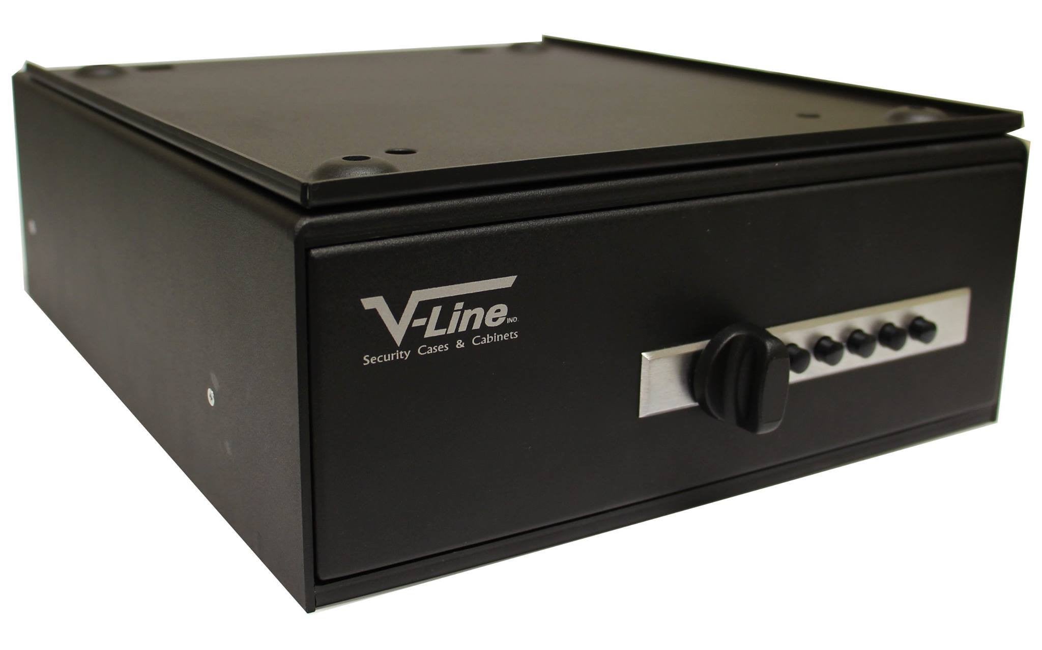 V-Line Slide Away Pistol Safe 10123-S FBLK