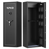 RPNB RP10FR Biometric Large 10 Gun Cabinet with Quick Access Electronic Digital Lock