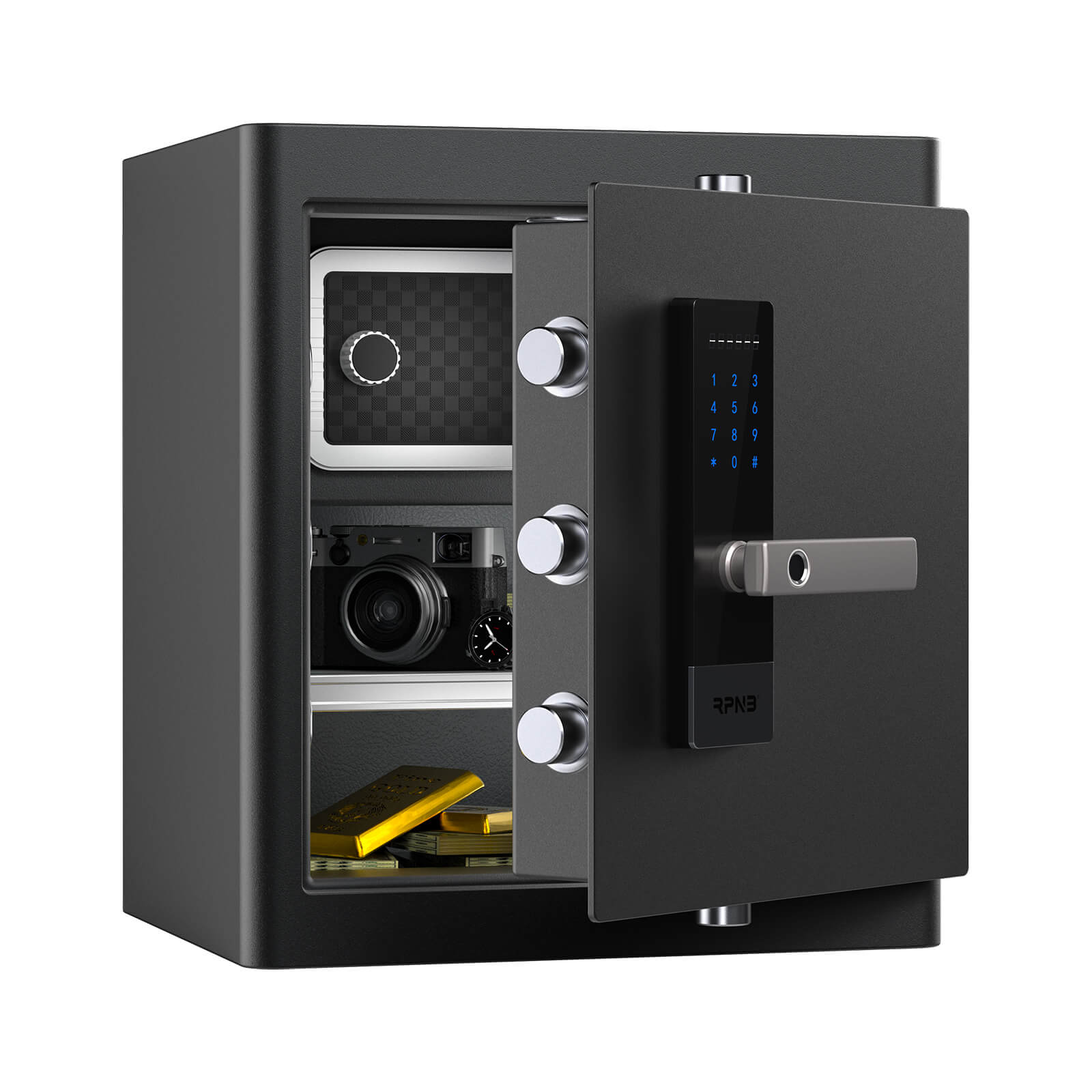 RPNB Fingerprint Luxury Closet Safe with LED Light - RPHS45