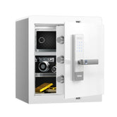 RPNB White Biometric Fingerprint Home Safe With LED Light - RPHS45W